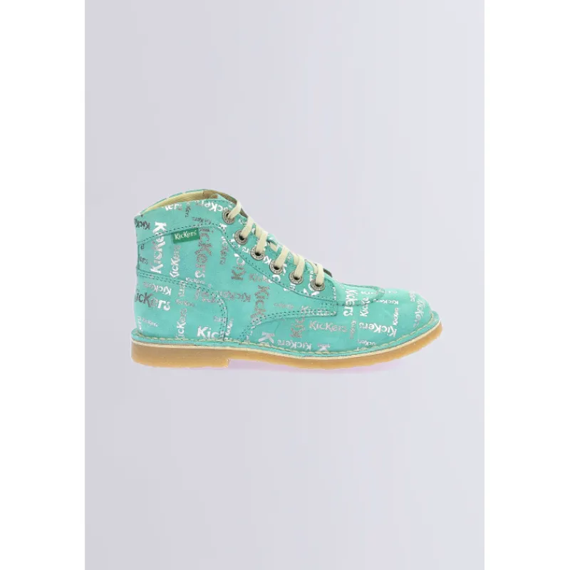 Kickers Kick Days|Iconiques-Kick Legend Turquoise imprimé Bleu