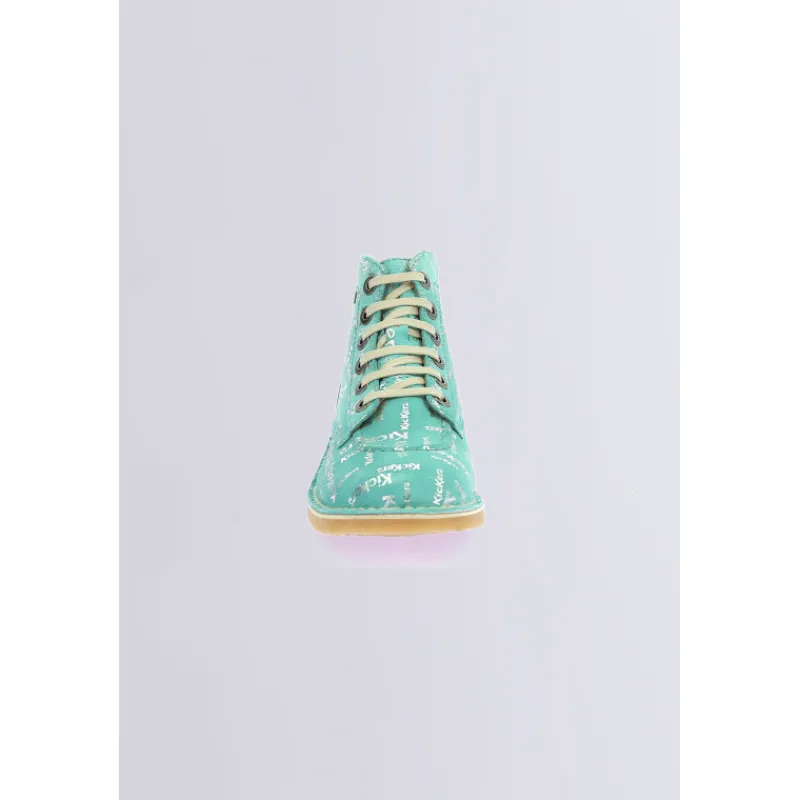 Kickers Kick Days|Iconiques-Kick Legend Turquoise imprimé Bleu