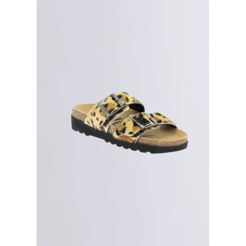 Kickers Sandales Et Nu-Pieds|Mules Et Sabots-Kick Lisa Léopard