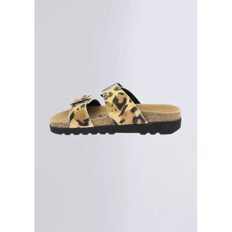 Kickers Sandales Et Nu-Pieds|Mules Et Sabots-Kick Lisa Léopard