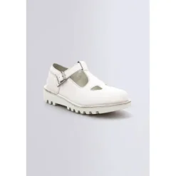 Kickers Babies Et Salomés-Kick Mary Jane Blanc