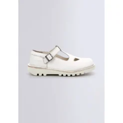 Kickers Babies Et Salomés-Kick Mary Jane Blanc