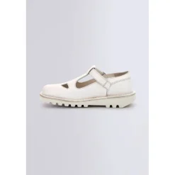 Kickers Babies Et Salomés-Kick Mary Jane Blanc