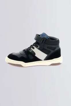 Kickers Semelle Amovible Avec Indicateur De Croissance|Baskets-Kick92 Bleu Noir