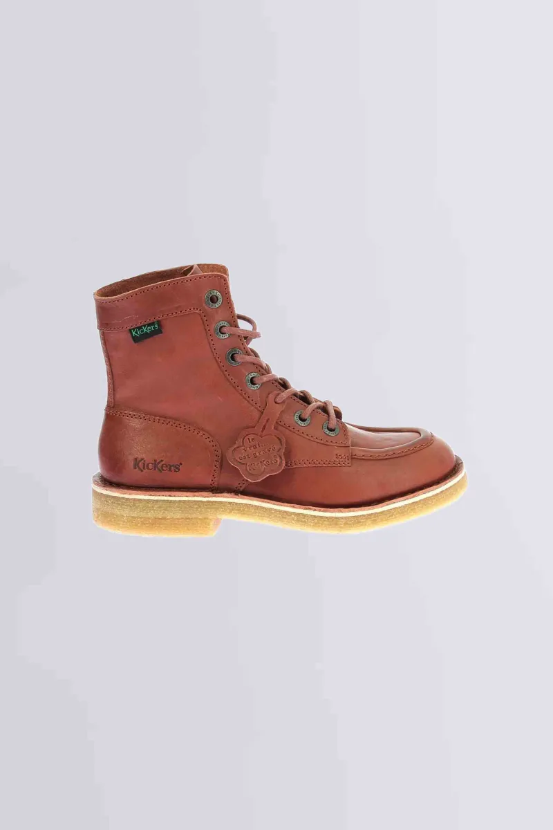 Kickers Iconiques|Boots Et Bottines-Kick Orijeans Terracotta Rouge