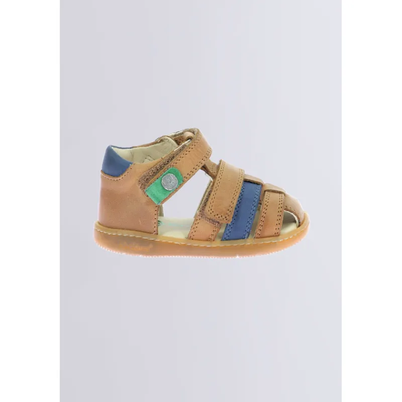 Kickers Sandales|Sandales-Kick Pod Camel