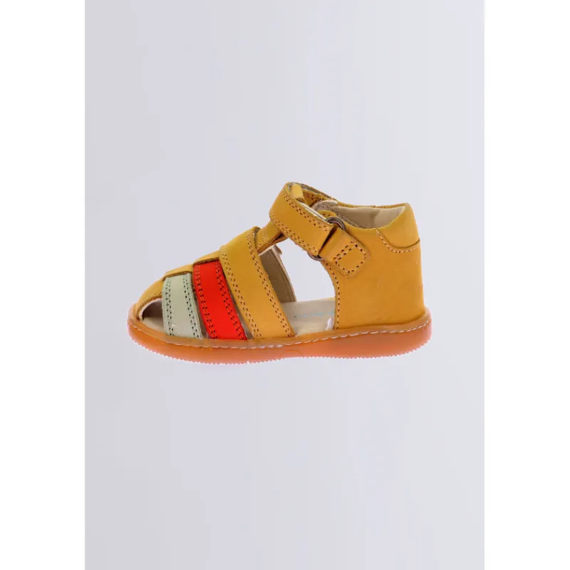 Kickers Sandales|Sandales-Kick Pod Jaune