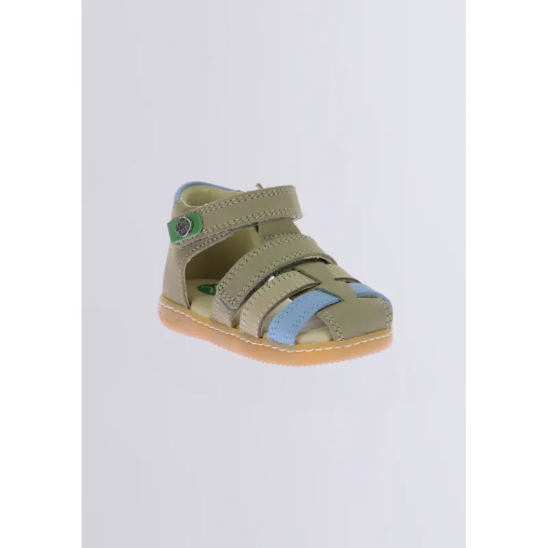 Kickers Sandales|Sandales-Kick pod Kaki