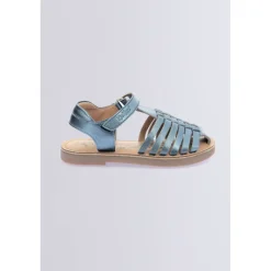 Kickers Sandales Et Nu-Pieds-Kick Preklo Irisé Bleu