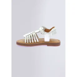 Kickers Sandales Et Nu-Pieds-Kick Prella Irisé Blanc