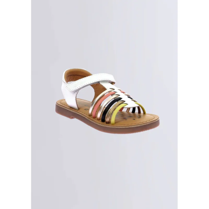Kickers Sandales Et Nu-Pieds-Kick Prella Multicolore Blanc