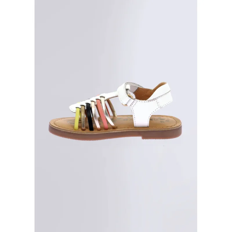 Kickers Sandales Et Nu-Pieds-Kick Prella Multicolore Blanc