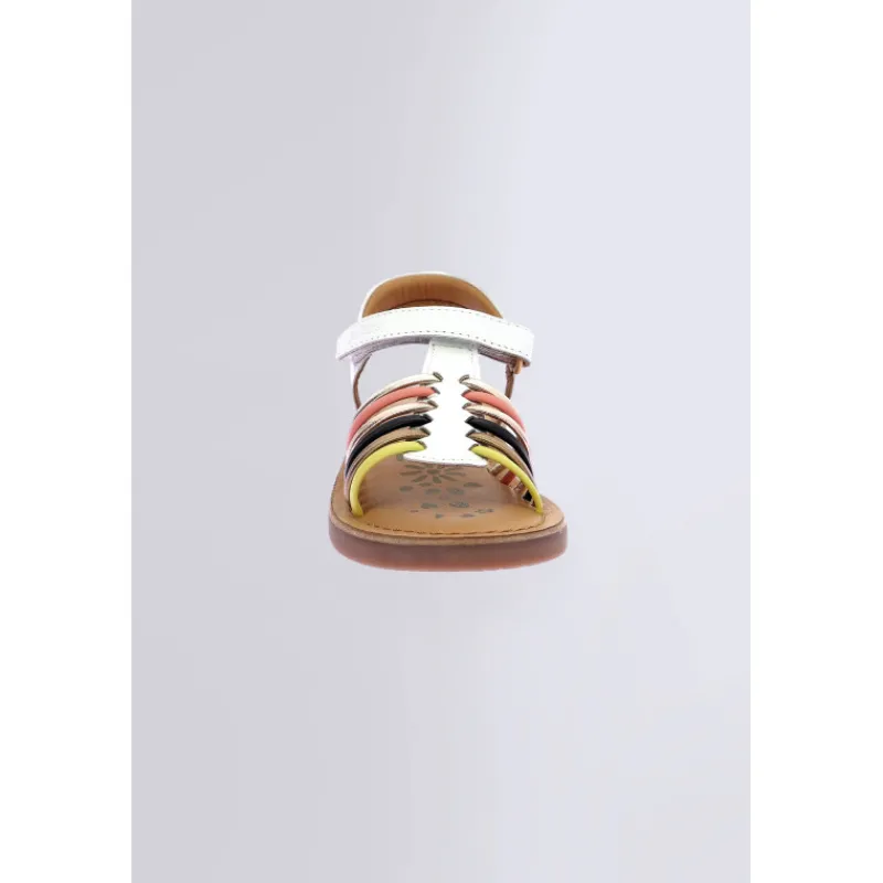 Kickers Sandales Et Nu-Pieds-Kick Prella Multicolore Blanc