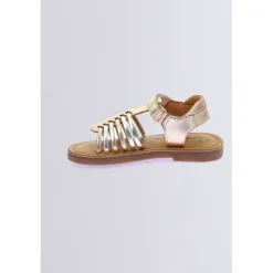 Kickers Sandales Et Nu-Pieds-Kick prella rose métallisé Or