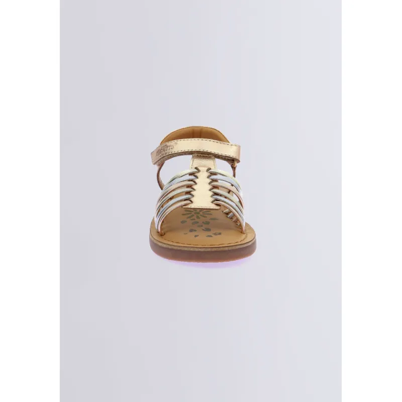 Kickers Sandales Et Nu-Pieds-Kick prella rose métallisé Or