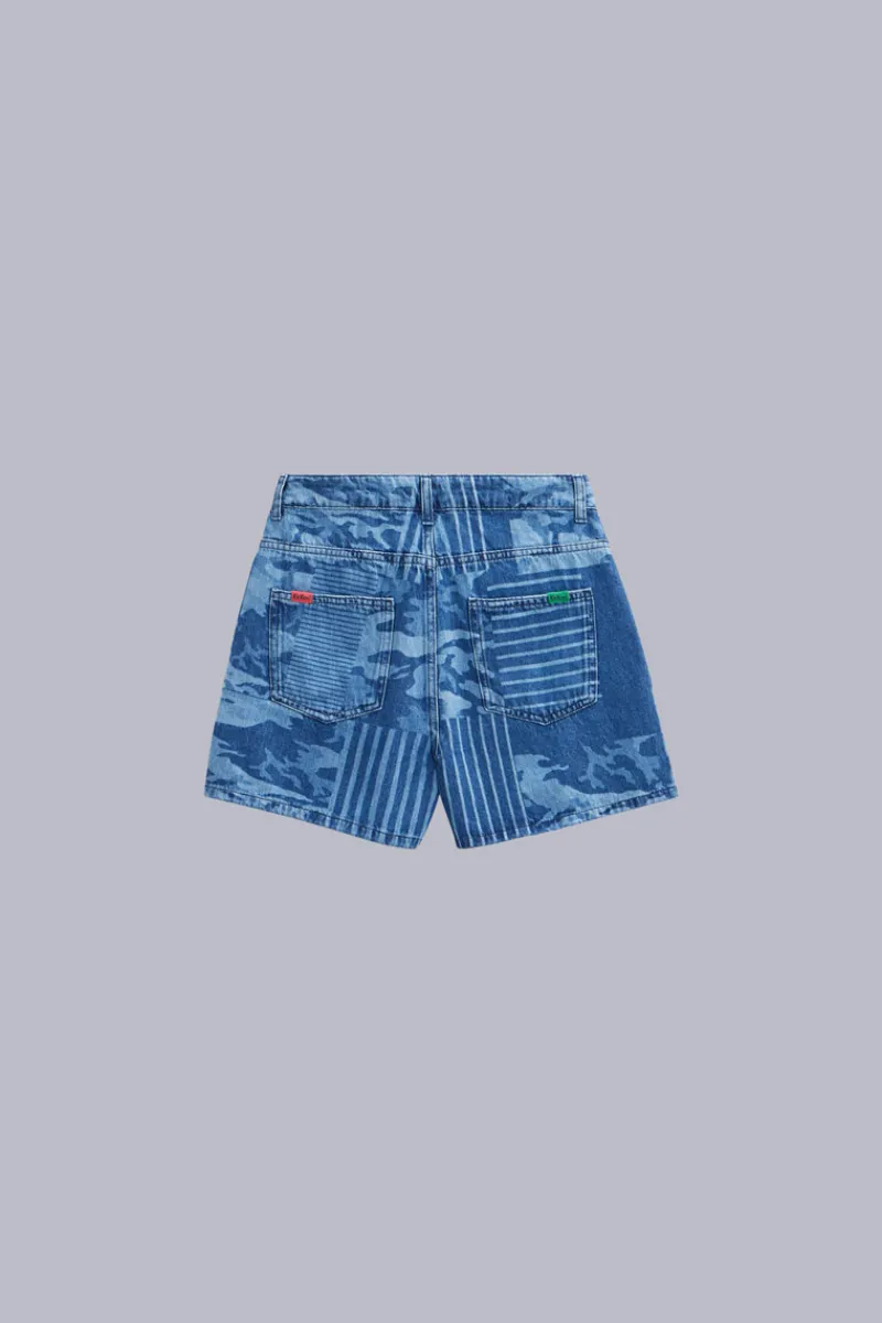 Kickers Kick For Good|Shorts-Kick Short Camouflage Bleu