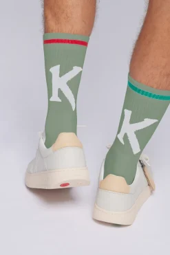 Kickers Chaussettes|Chaussettes-Kick Socks Kaki