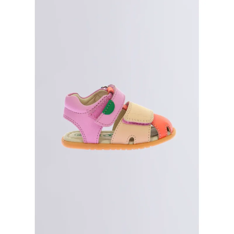 Kickers Sandales|Sandales Et Nu-Pieds-Kick Sumkratch Orange Rose