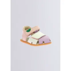 Kickers Sandales|Sandales Et Nu-Pieds-Kick Sumkratch Violet Blanc Rose