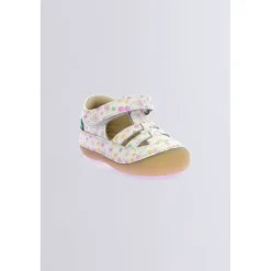 Kickers Babies Et Salomés|Chaussures Premiers Pas-Kick Sushyk Imprimé Blanc