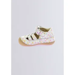 Kickers Babies Et Salomés|Chaussures Premiers Pas-Kick Sushyk Imprimé Blanc