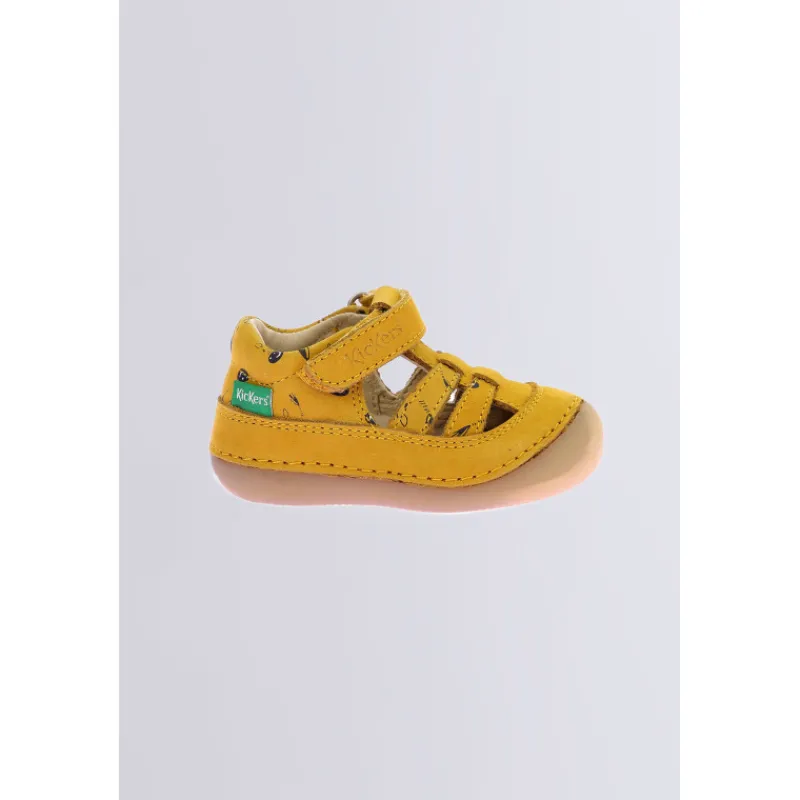 Kickers Babies Et Salomés|Babies Et Salomés-Kick Sushyk Zèbre Jaune