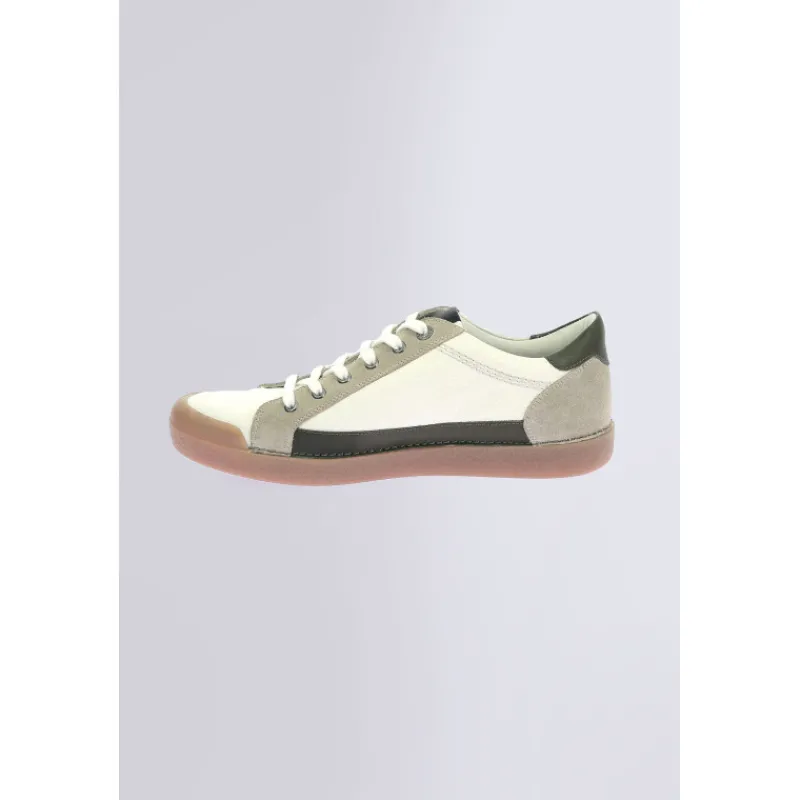 Kickers Baskets|Kick Days-Kick Trainer Kaki Blanc