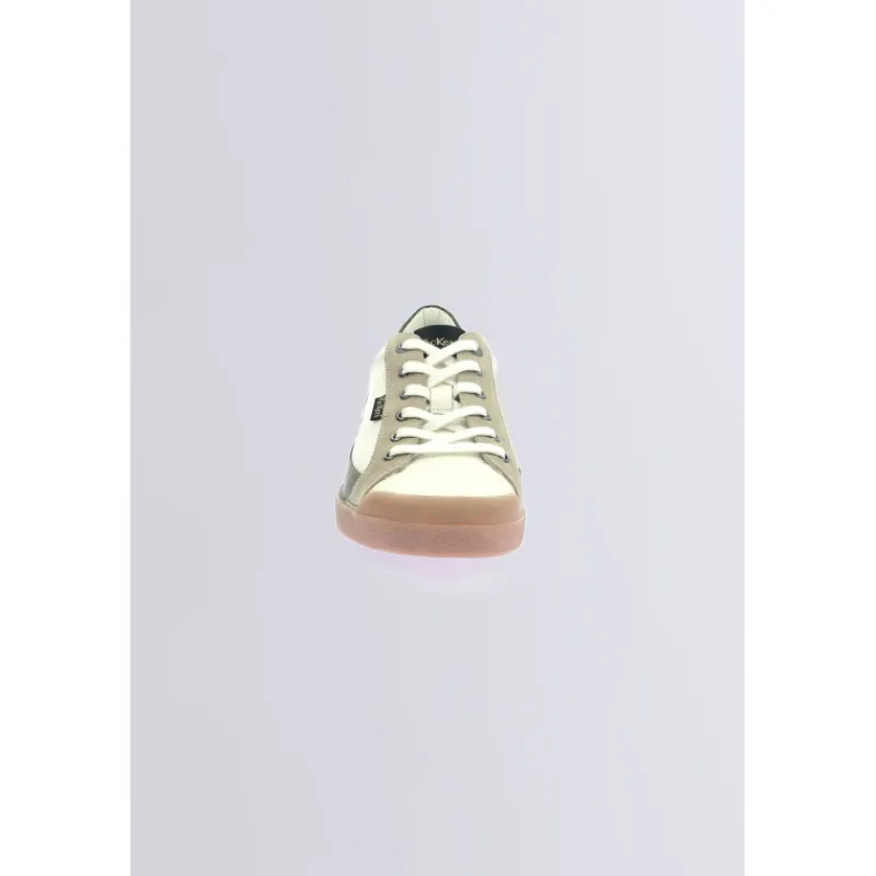 Kickers Baskets|Kick Days-Kick Trainer Kaki Blanc