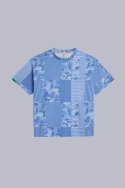 Kickers T-Shirts|T-Shirts-Kick TShirt Camouflage Bleu