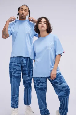 Kickers T-Shirts|T-Shirts-Kick TShirt Clair Bleu