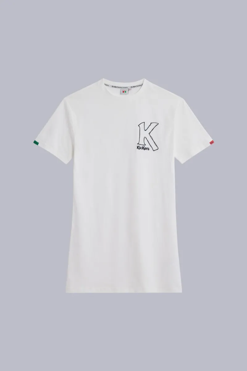 Kickers Kick For Good|Robes Et Jupes-Kick Tshirt Dress he Blanc