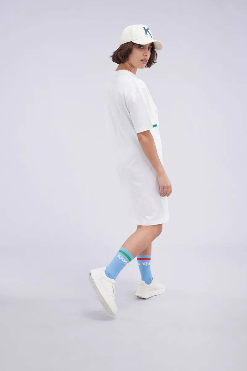 Kickers Kick For Good|Robes Et Jupes-Kick Tshirt Dress he Blanc