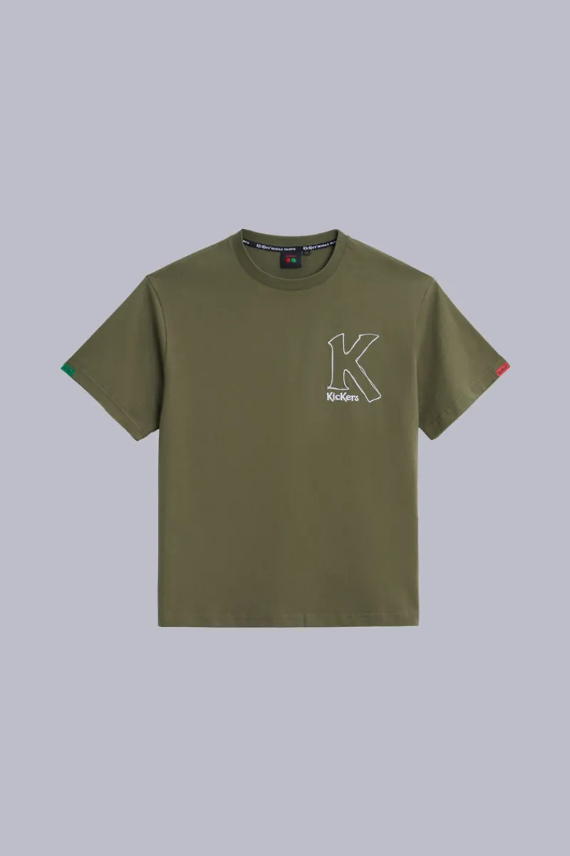 Kickers T-Shirts|T-Shirts-Kick TShirt Kaki
