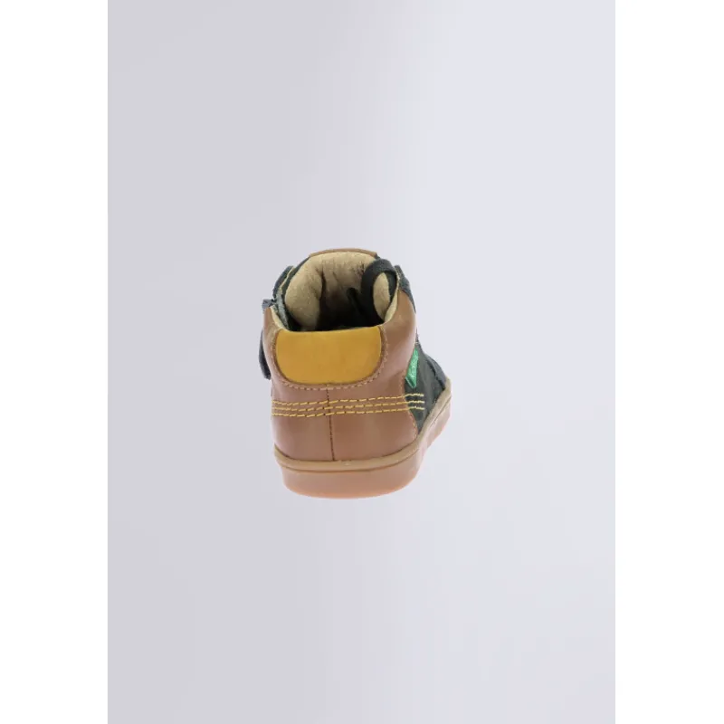 Kickers Baskets-Kick Weby (25-32) Vert