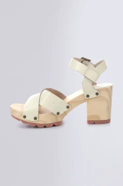 Kickers Kick For Good|Sandales Et Nu-Pieds-Kick Wise Blanc Cassé Écru