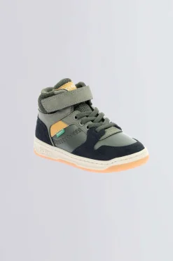 Kickers Baskets|Semelle Amovible Avec Indicateur De Croissance-Kickado Kaki