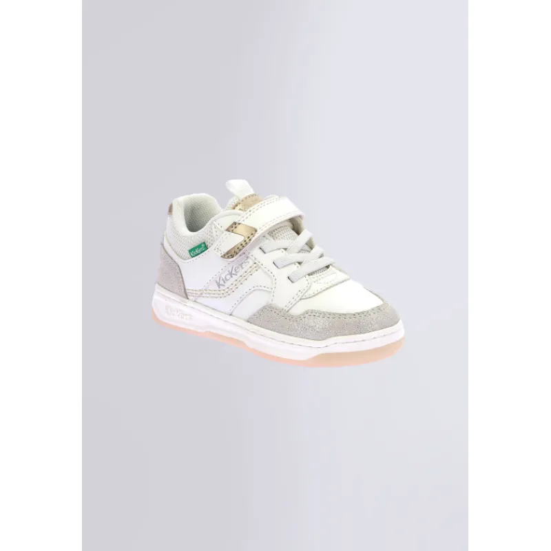 Kickers Baskets|Kick Days Fille-Kickarting Blanc