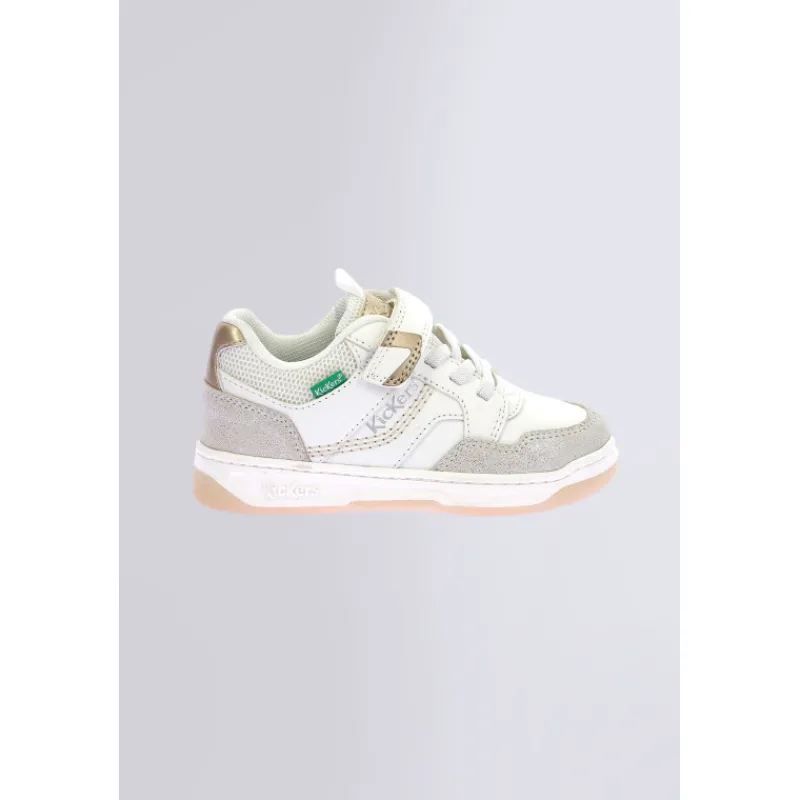 Kickers Baskets|Kick Days Fille-Kickarting Blanc