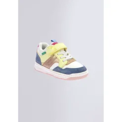 Kickers Baskets|Baskets-Kickarting Jaune Bleu
