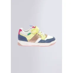 Kickers Baskets|Baskets-Kickarting Jaune Bleu