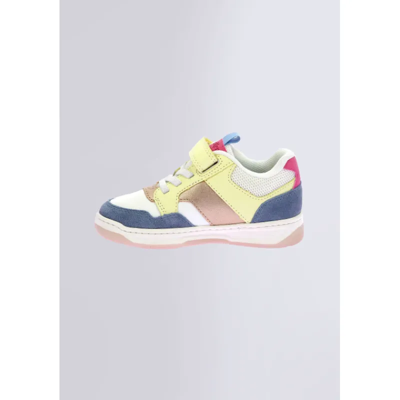 Kickers Baskets|Baskets-Kickarting Jaune Bleu