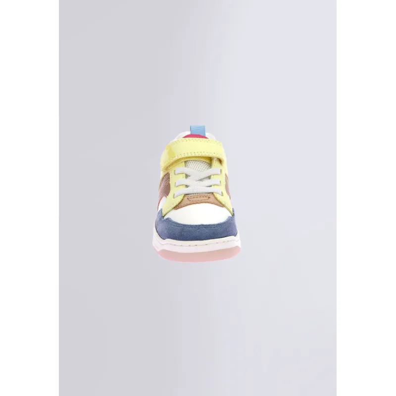 Kickers Baskets|Baskets-Kickarting Jaune Bleu