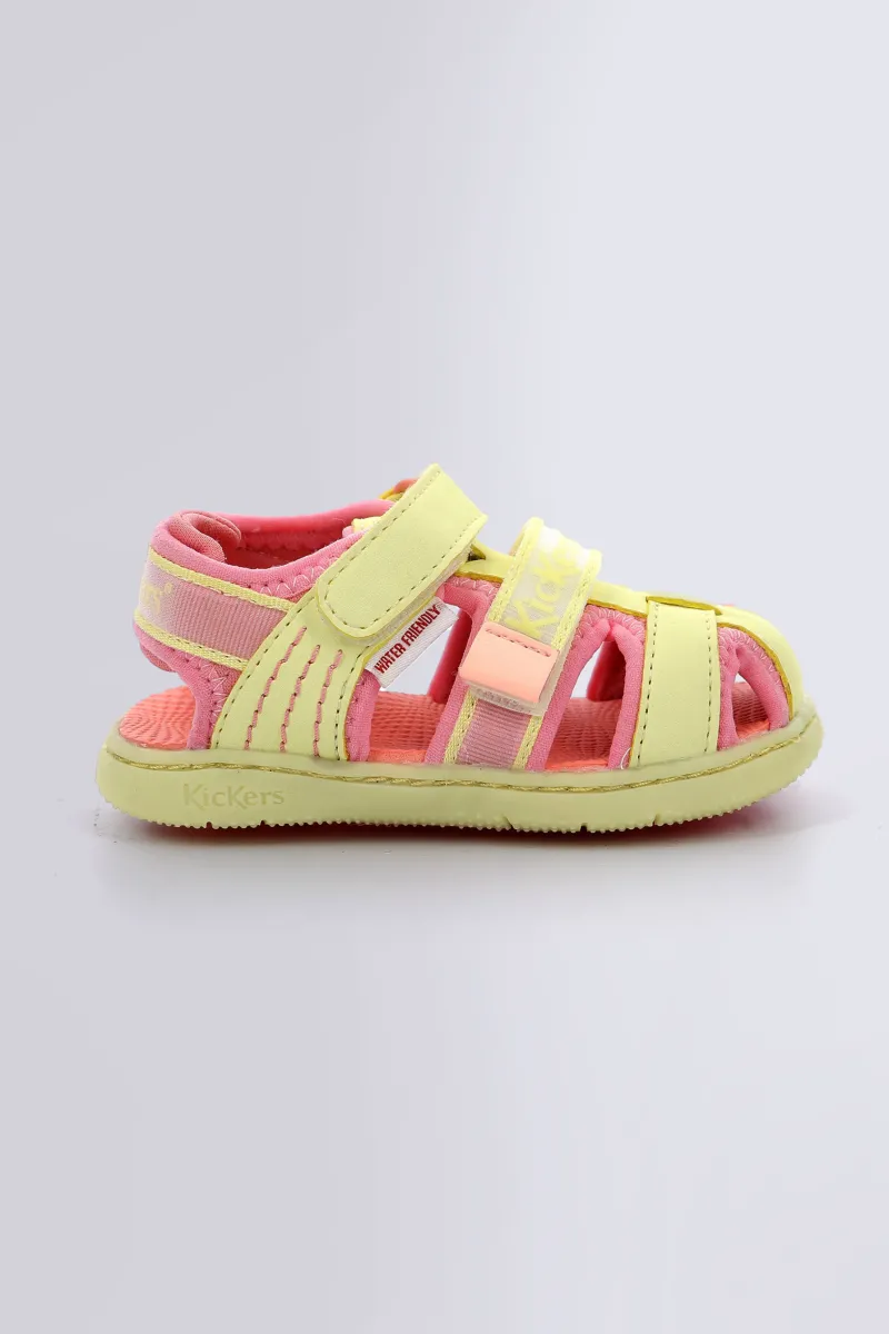 Kickers Sandales|Sandales Et Nu-Pieds-Kickbeachou Jaune