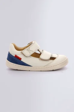 Kickers Baskets|Kick Days Garçon-Kickbloom Blanc Cassé Écru