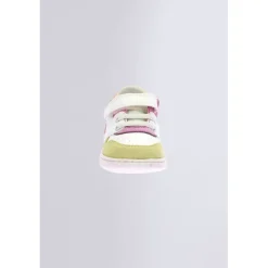 Kickers Baskets|Chaussures Premiers Pas-Kickbrownie Multicolore Blanc