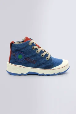 Kickers Baskets-KICKRUP ROUGE Bleu