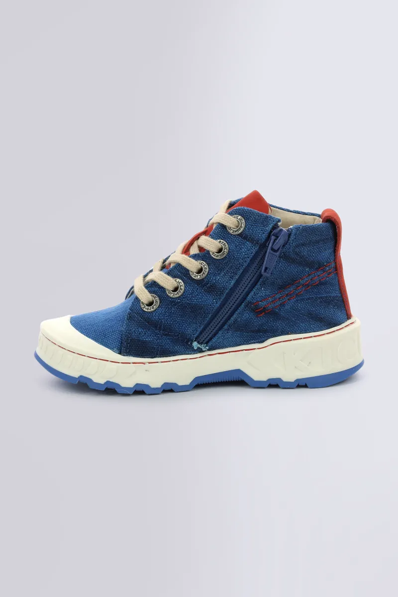 Kickers Baskets-KICKRUP ROUGE Bleu