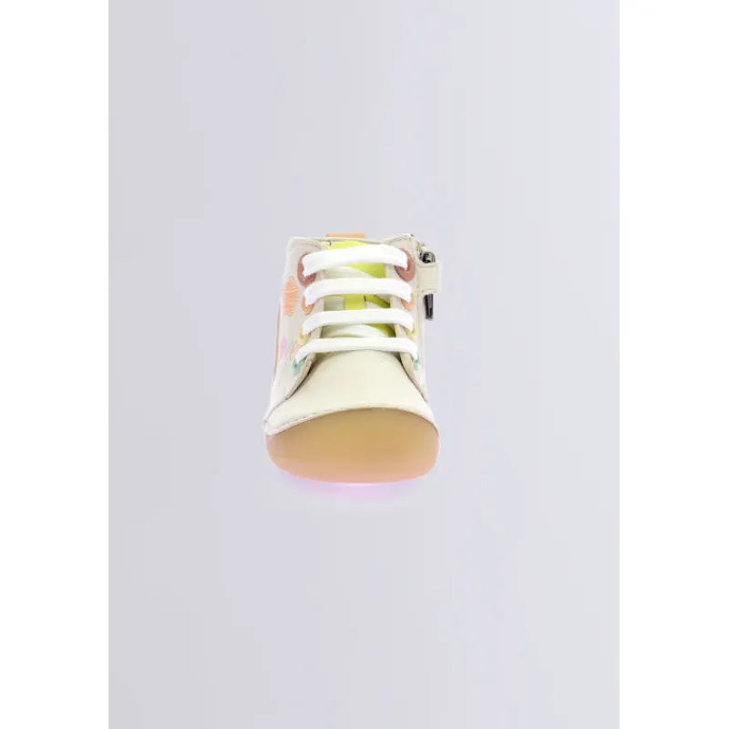 Kickers Bottillons|Bottines-KickSoniflo Blanc