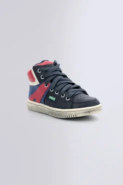 Kickers Baskets|Kick Days Garçon-Lowell Rouge Marine