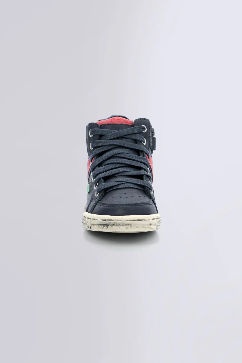 Kickers Baskets|Kick Days Garçon-Lowell Rouge Marine